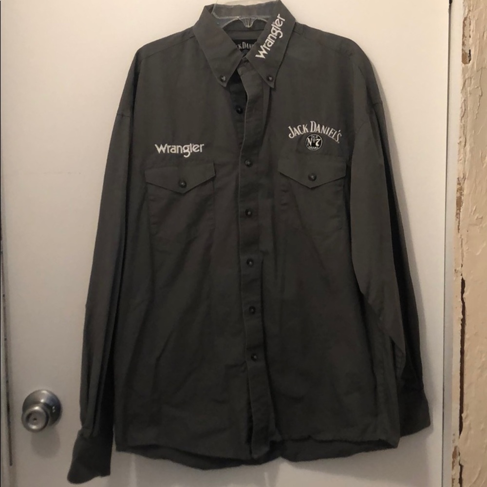 Long Sleeve Wrangler Jack Daniels Shirt